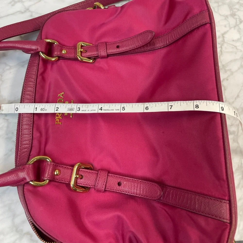 Prada Pink Nylon Satchel